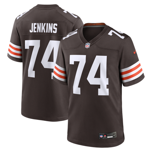 Elgton Jenkins Cleveland Browns Nike Team Game Jersey -  Brown