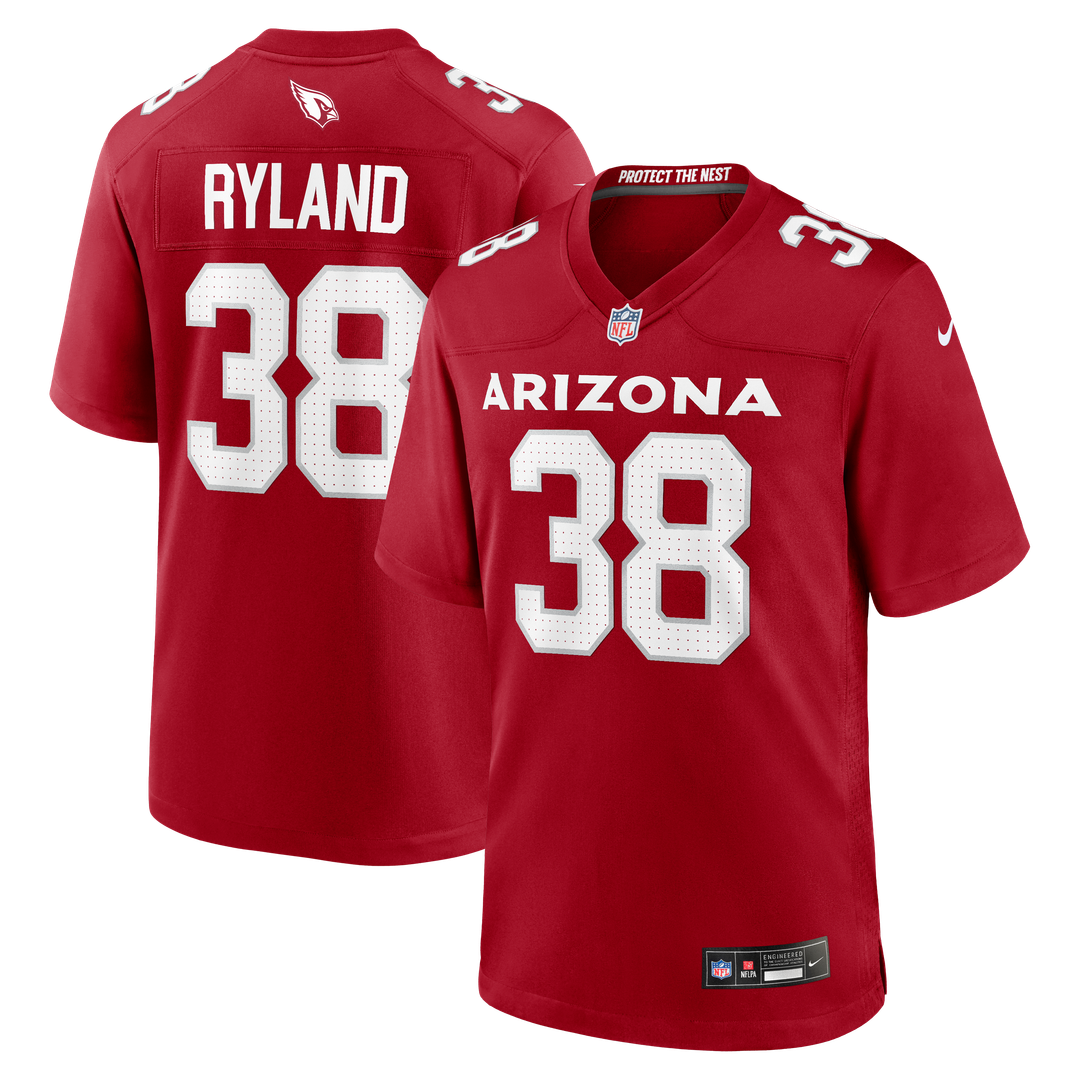 Chad Ryland Arizona Cardinals Nike Team Game Jersey -  Cardinal