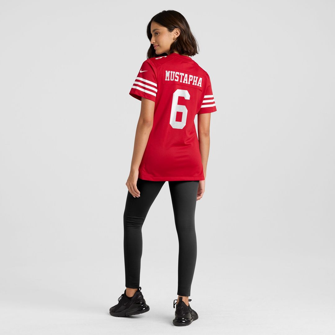 Malik Mustapha San Francisco 49ers Nike Women's Team Game Jersey -  Scarlet