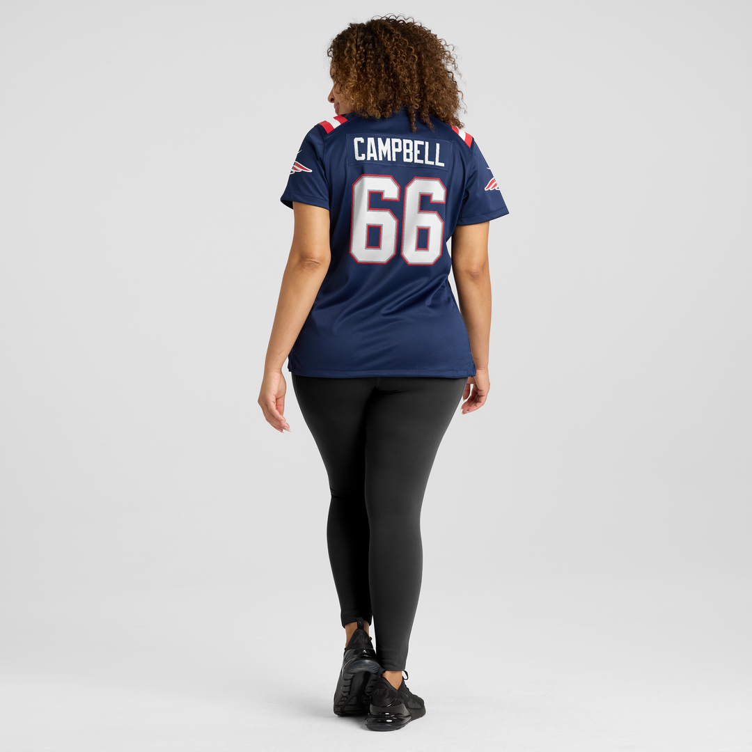 Will Campbell New England Patriots Nike Women's Team Game Jersey -  Navy