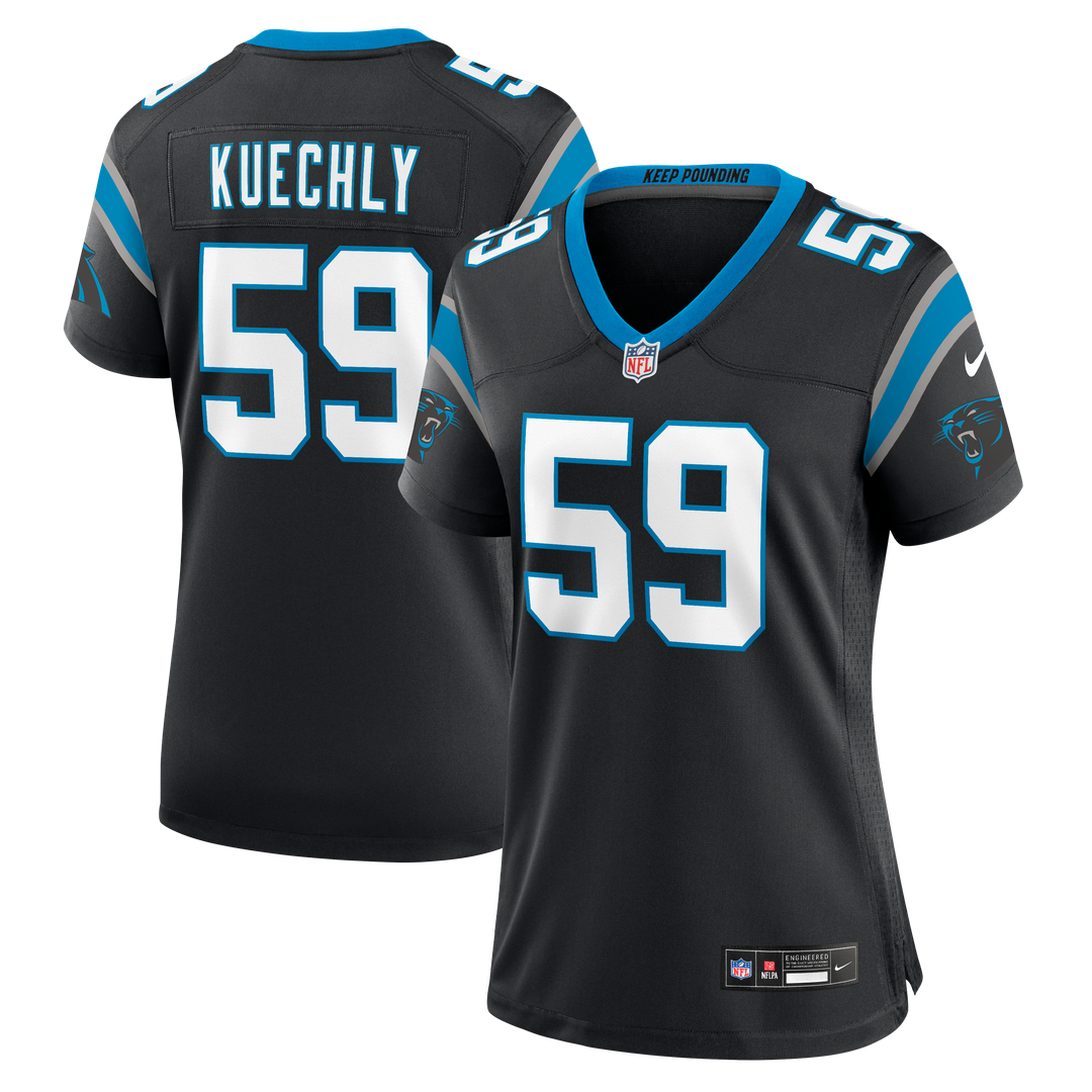Luke Kuechly Carolina Panthers Nike Women's Team Game Jersey -  Black
