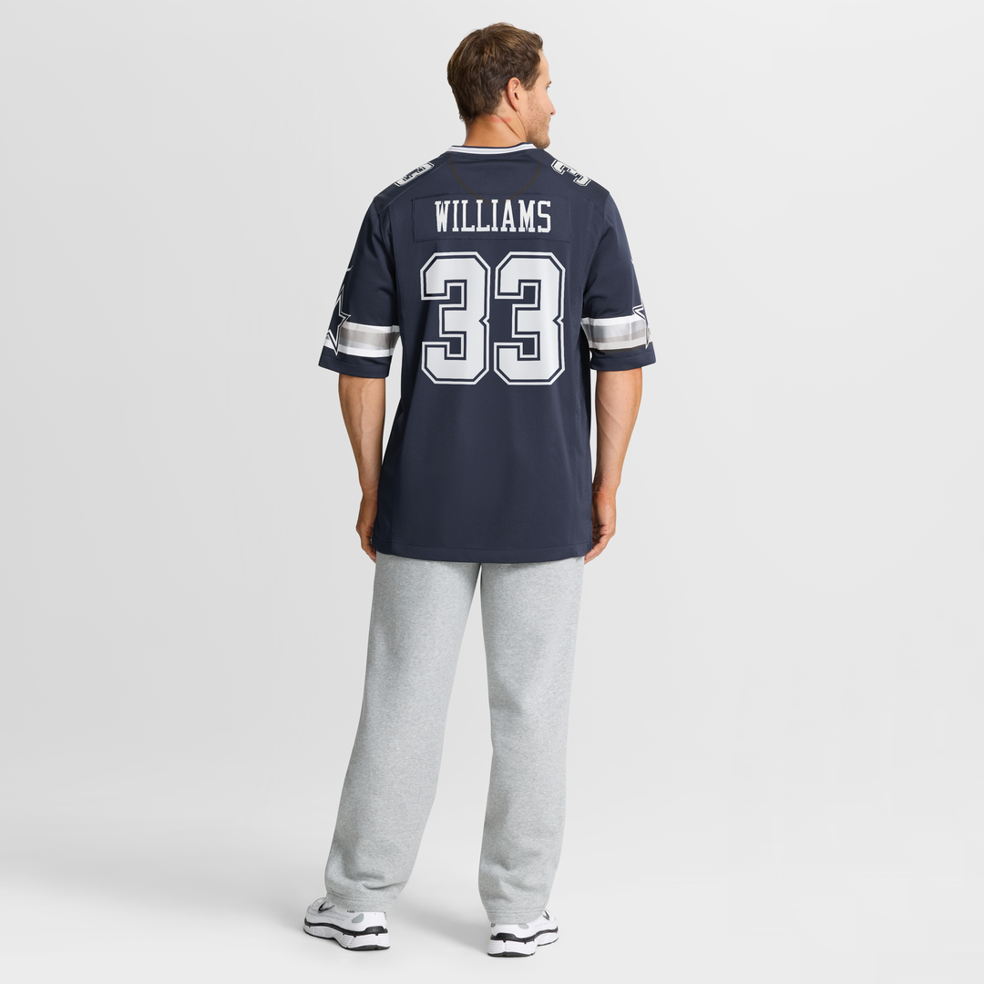 Javonte Williams Dallas Cowboys Nike Team Game Jersey - Navy