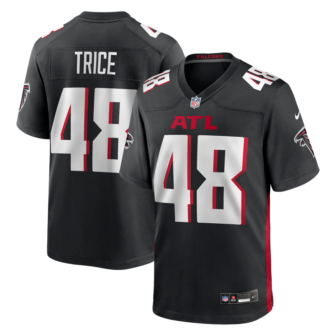 Bralen Trice Atlanta Falcons Nike Team Game Jersey -  Black