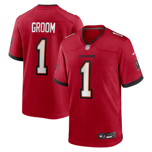 Number 1 Groom Tampa Bay Buccaneers Nike Game Jersey - Red