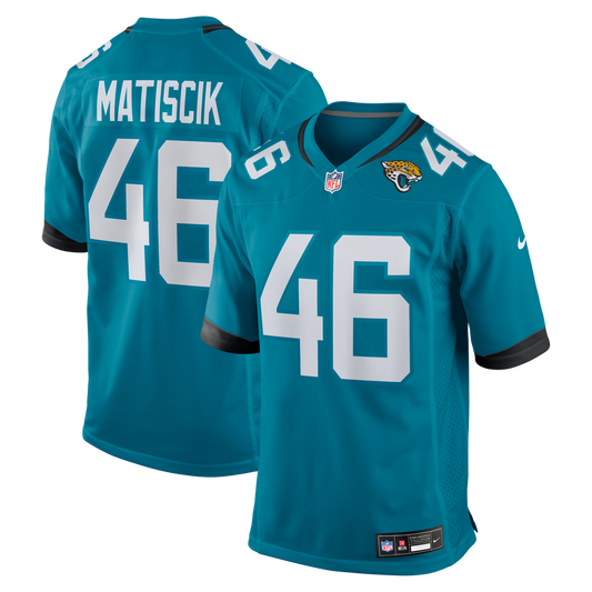 Ross Matiscik Jacksonville Jaguars Nike Game Jersey - Teal