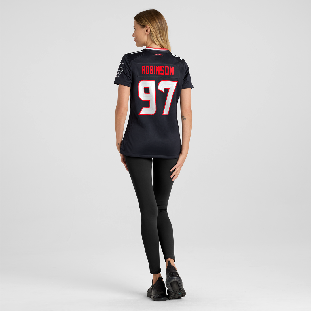 Dominique Robinson Houston Texans Nike Women's Team Game Jersey -  Navy
