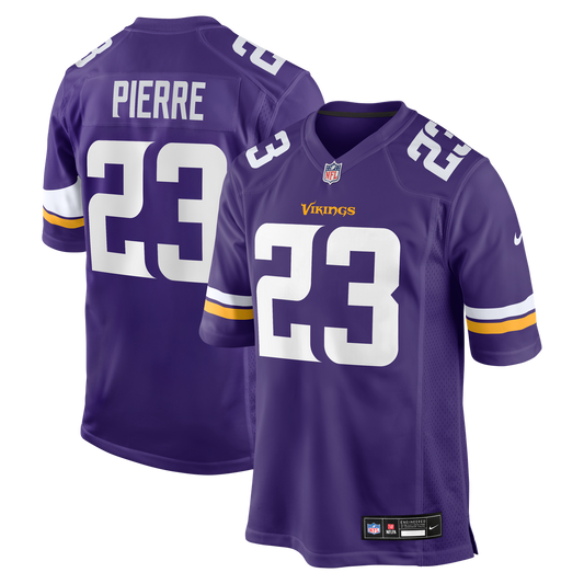 James Pierre Minnesota Vikings Nike Team Game Jersey -  Purple