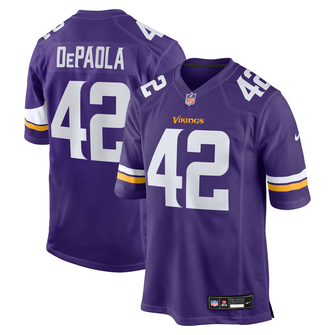 Andrew DePaola Minnesota Vikings Nike Game Jersey - Purple