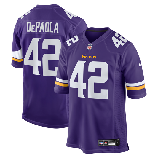 Andrew DePaola Minnesota Vikings Nike Game Jersey - Purple