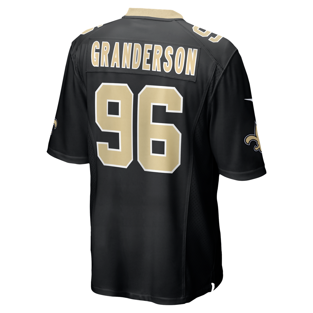 Carl Granderson New Orleans Saints Nike Game Jersey - Black