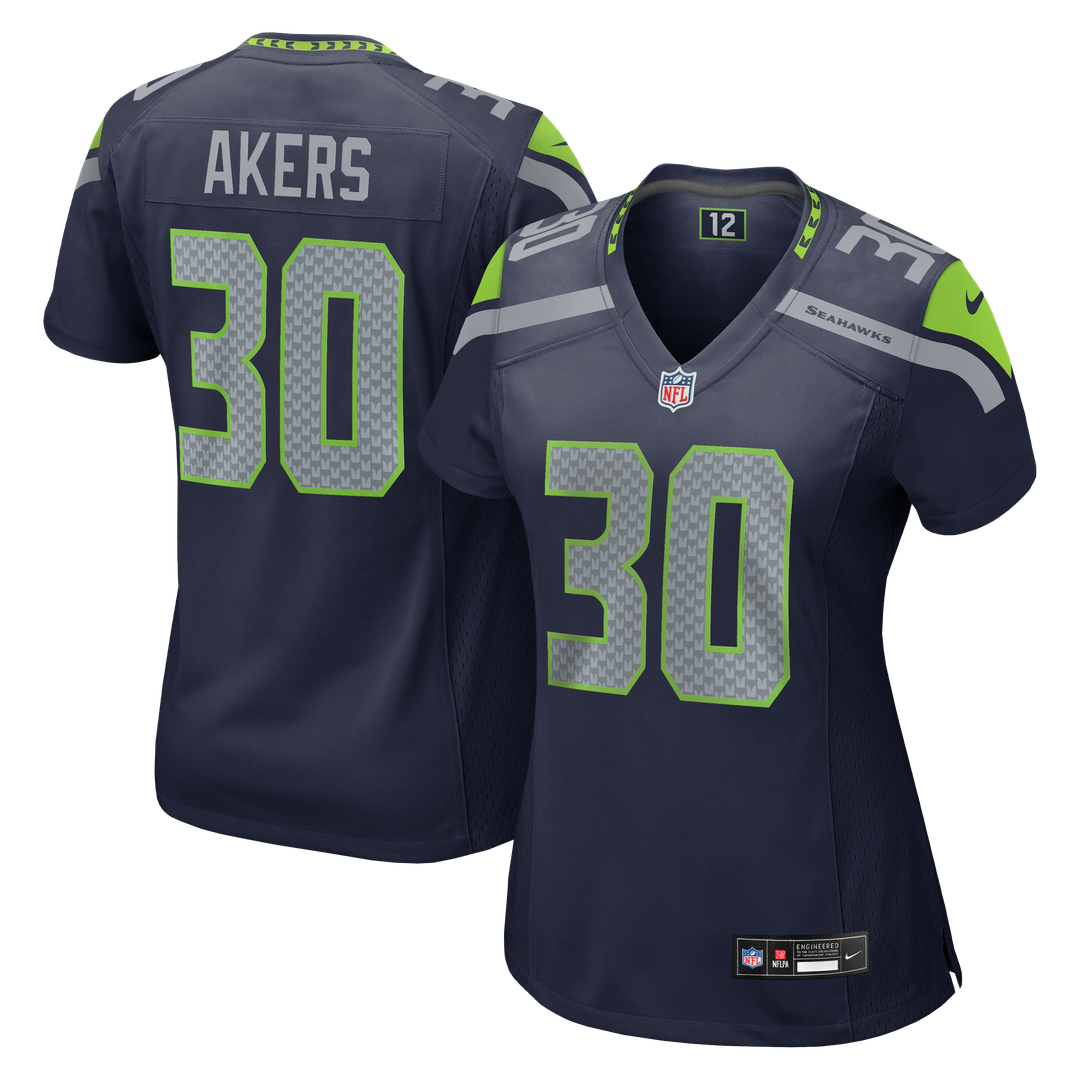 Cam Akers Seattle Seahawks Nike Women's Team Game Jersey -  College Navy