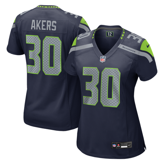 Cam Akers Seattle Seahawks Nike Women's Team Game Jersey -  College Navy