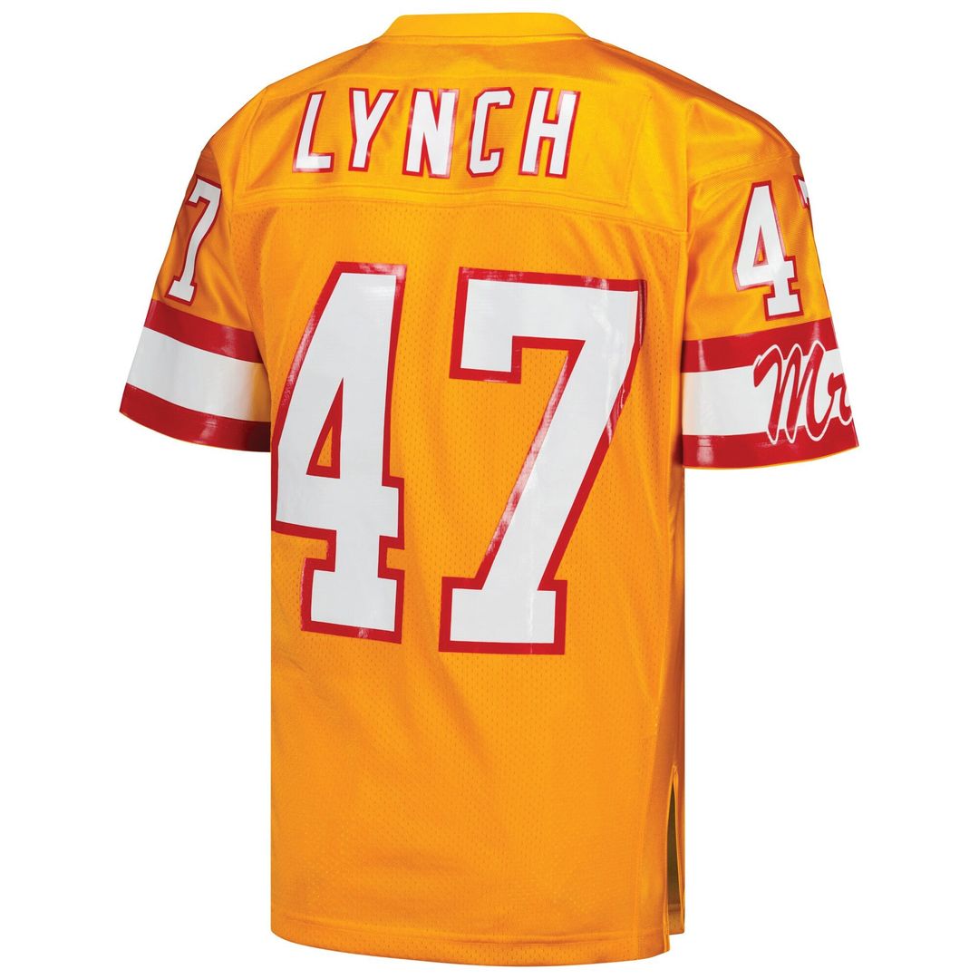 John Lynch Tampa Bay Buccaneers 1993 Mitchell & Ness Authentic Throwback Retired Player Jersey - Orange