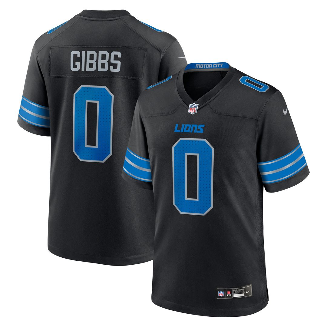 Jahmyr Gibbs Detroit Lions Nike Game Player Jersey - White