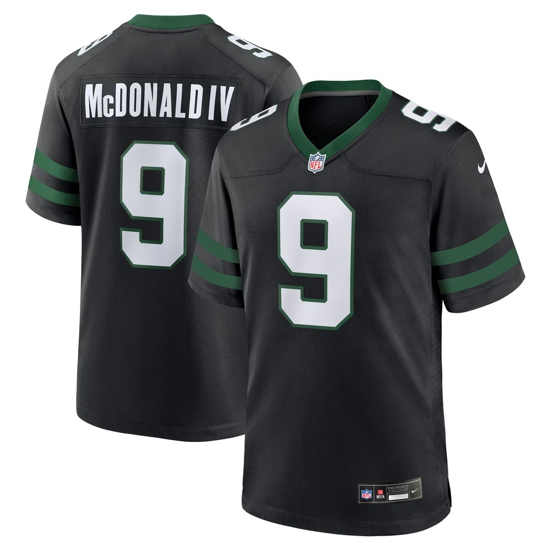 Will McDonald IV New York Jets Nike Team Game Jersey - Legacy Green
