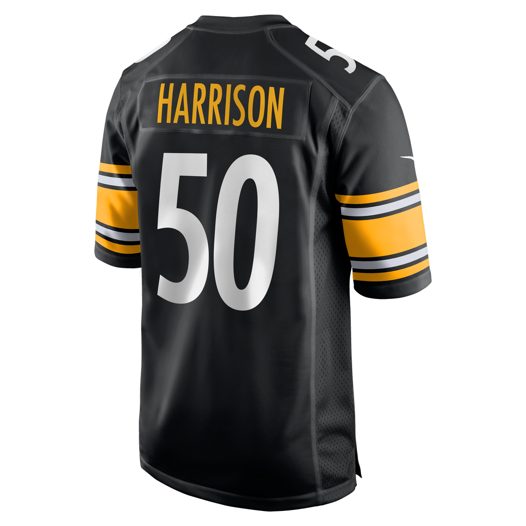 Malik Harrison Pittsburgh Steelers Nike Team Game Jersey -  Black