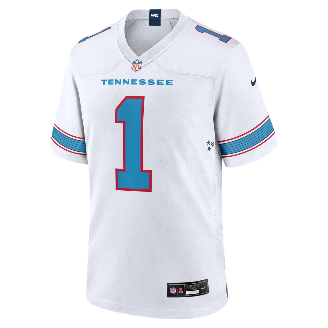 Cameron Ward Tennessee Titans Nike Game Jersey - Light Blue