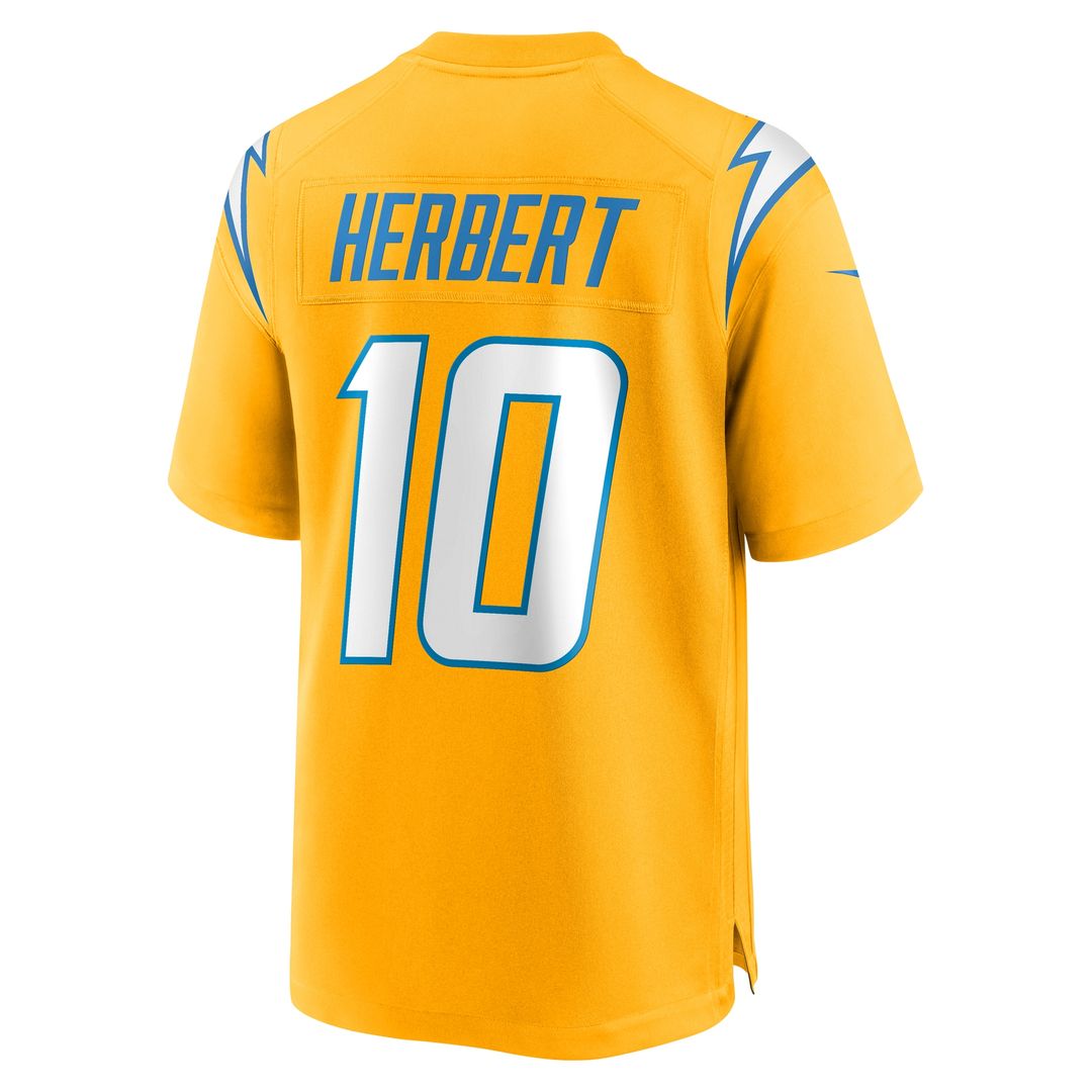 Justin Herbert Los Angeles Chargers Nike Player Game Jersey - Powder Blue
