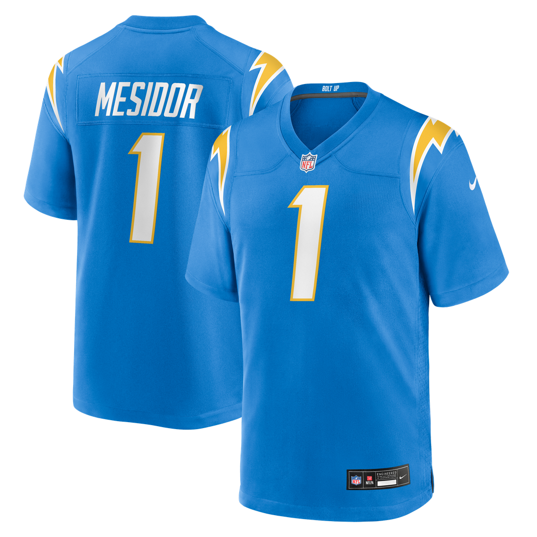 Akheem Mesidor Los Angeles Chargers Nike 2026 NFL Draft First Round Pick No. 22 Team Game Jersey - Powder Blue