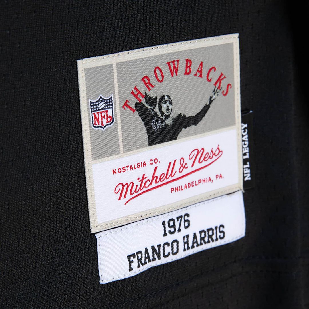 Franco Harris Pittsburgh Steelers Mitchell & Ness Legacy Replica Jersey - Black