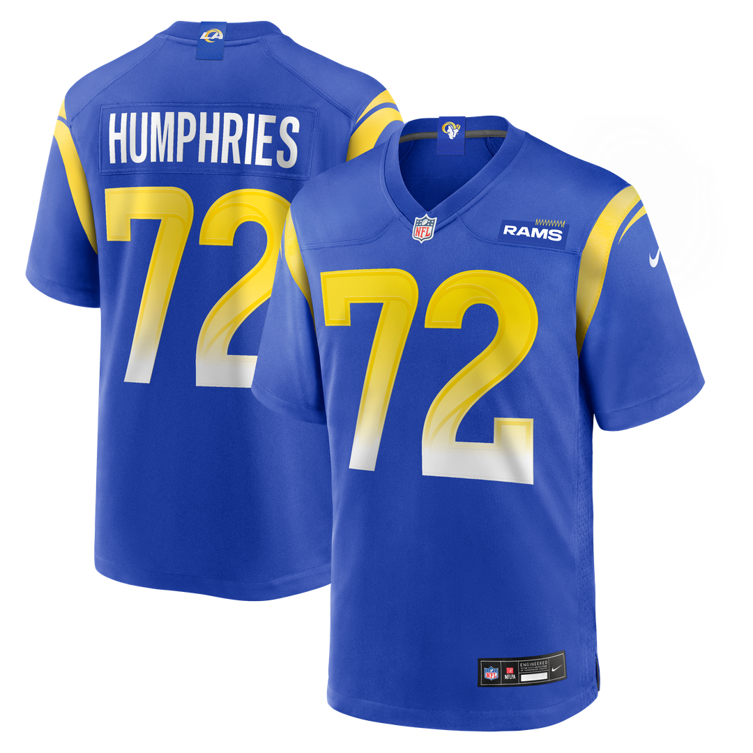 D.J. Humphries Los Angeles Rams Nike Team Game Jersey -  Royal