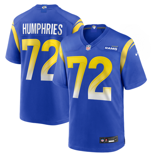 D.J. Humphries Los Angeles Rams Nike Team Game Jersey -  Royal