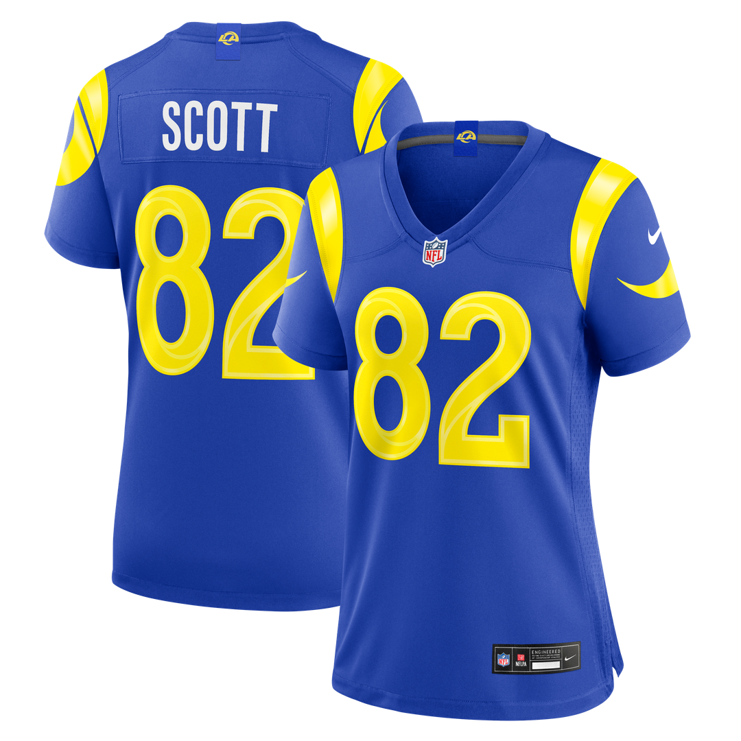 Tyler Scott Los Angeles Rams Nike Women's Team Game Jersey - Royal