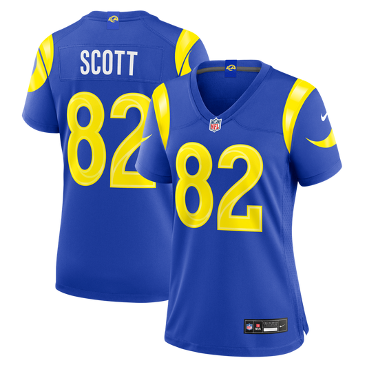 Tyler Scott Los Angeles Rams Nike Women's Team Game Jersey - Royal