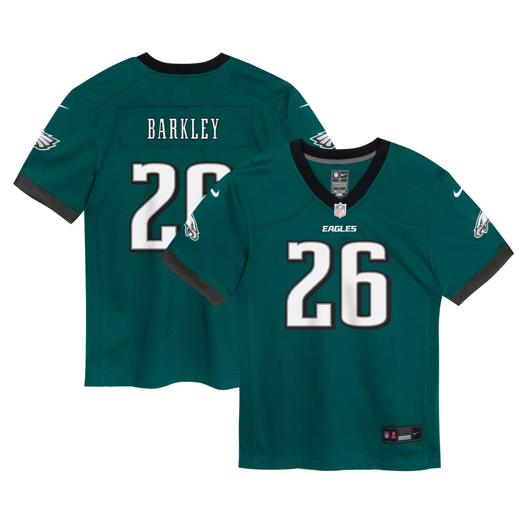 Saquon Barkley Philadelphia Eagles Nike Toddler Alternate Game Jersey - Kelly Green