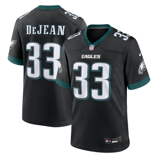 Cooper DeJean Philadelphia Eagles Nike Alternate Game Jersey -  Black