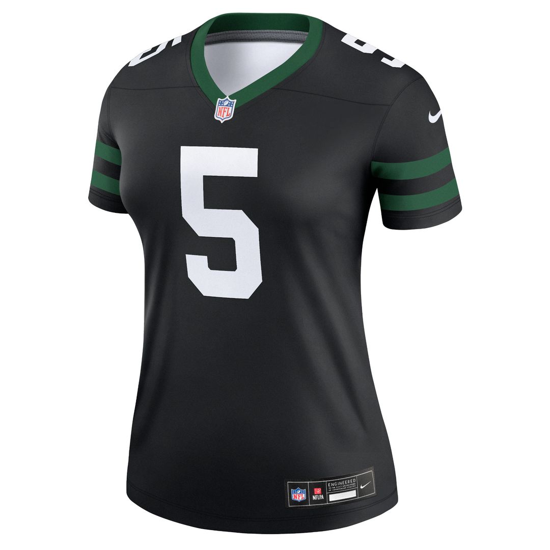 Garrett Wilson New York Jets Nike Women's Alternate Legend Player Performance Top - Classic Alternate White
