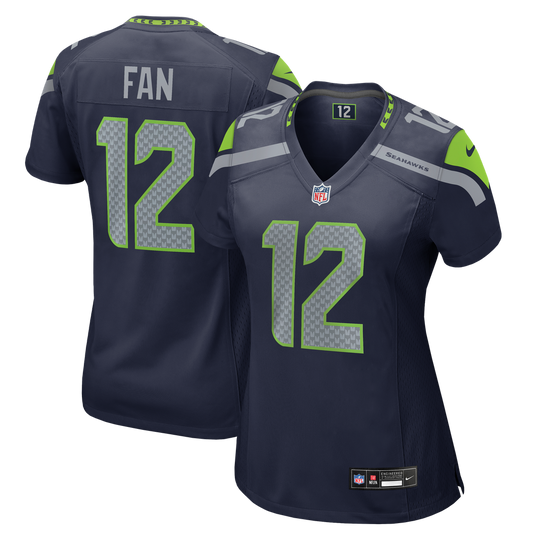 12s Seattle Seahawks Nike Women's Team Game Jersey - College Navy