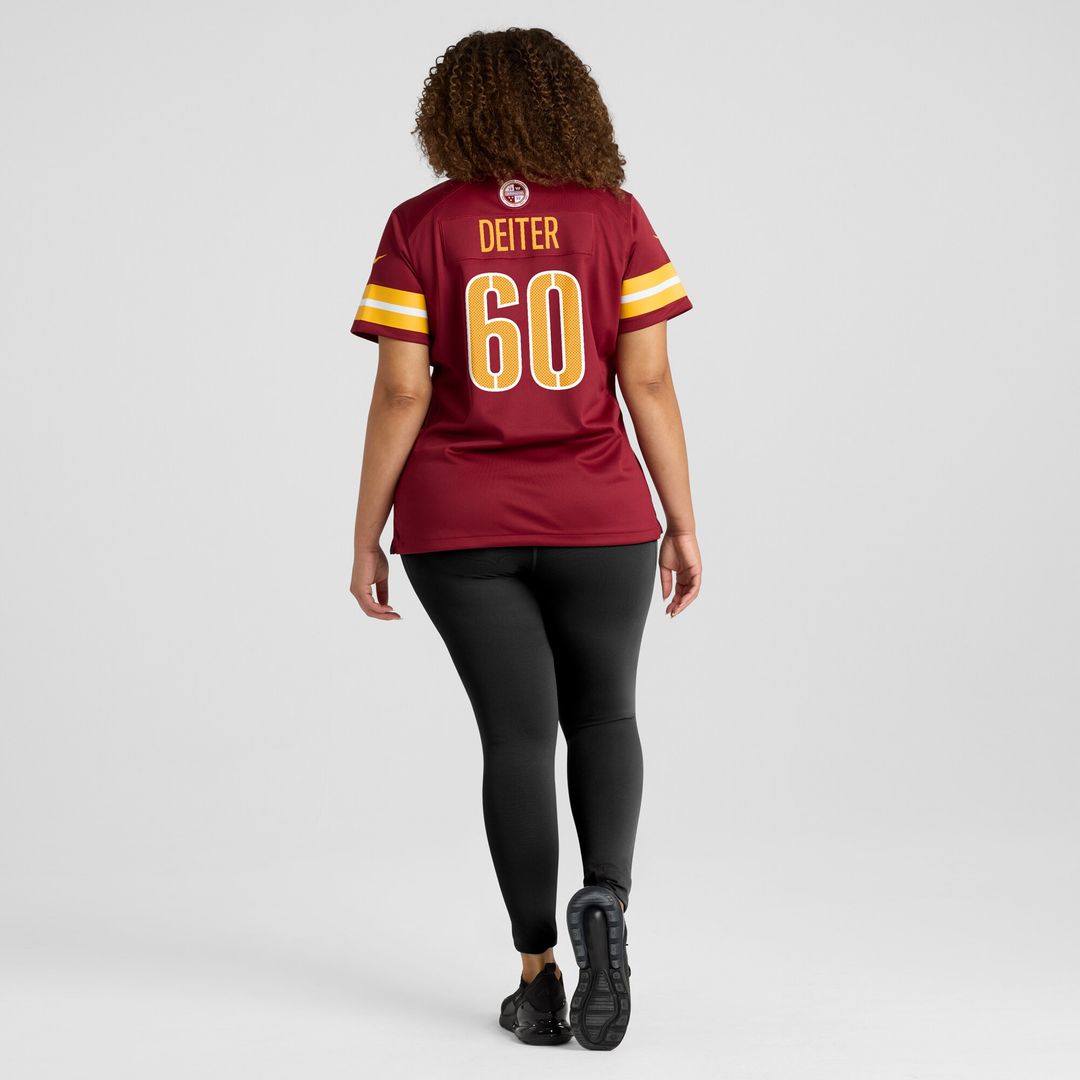 Michael Deiter Washington Commanders Nike Women's Team Game Jersey -  Burgundy