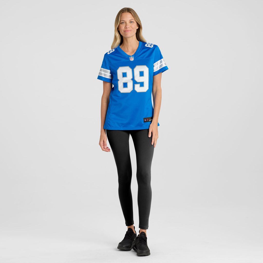Brock Wright Detroit Lions Nike Women's Team Game Jersey -  Blue