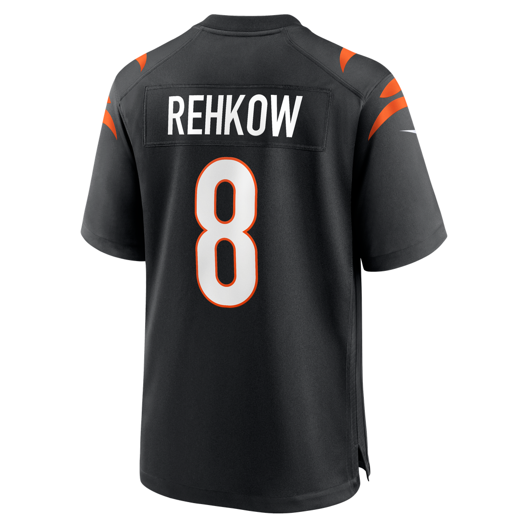 Ryan Rehkow Cincinnati Bengals Nike  Game Jersey -  Black