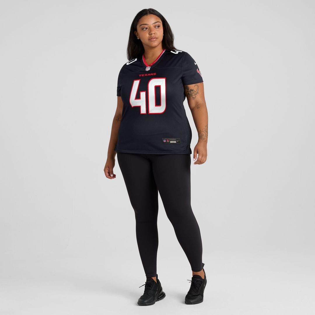 Austin Brinkman Houston Texans Nike Women's Team Game Jersey -  Navy