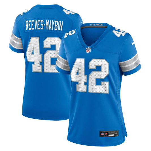 Jalen Reeves-Maybin Detroit Lions Nike Women's Team Game Jersey -  Blue