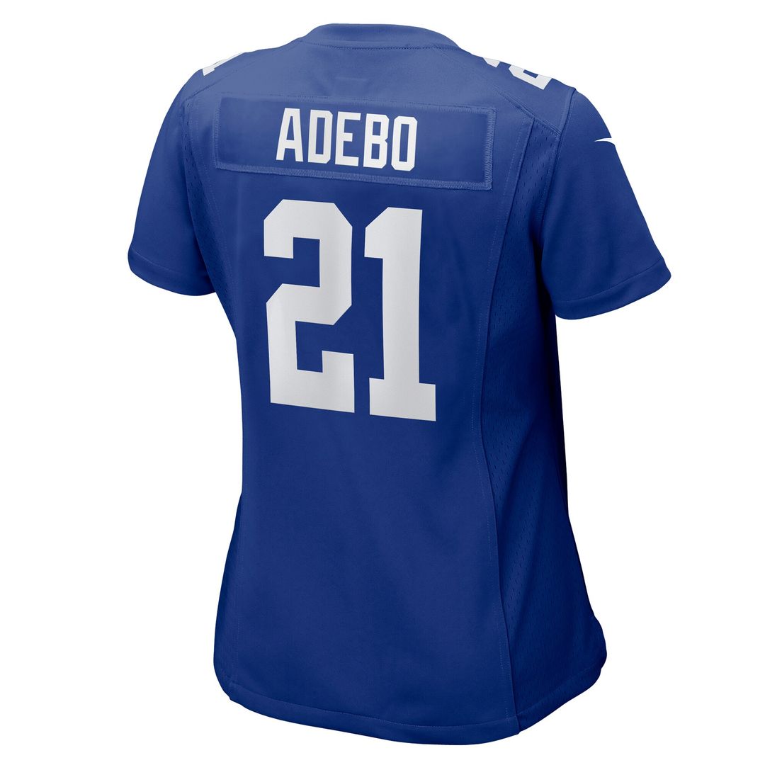 Paulson Adebo New York Giants Nike Women's Team Game Jersey -  Royal