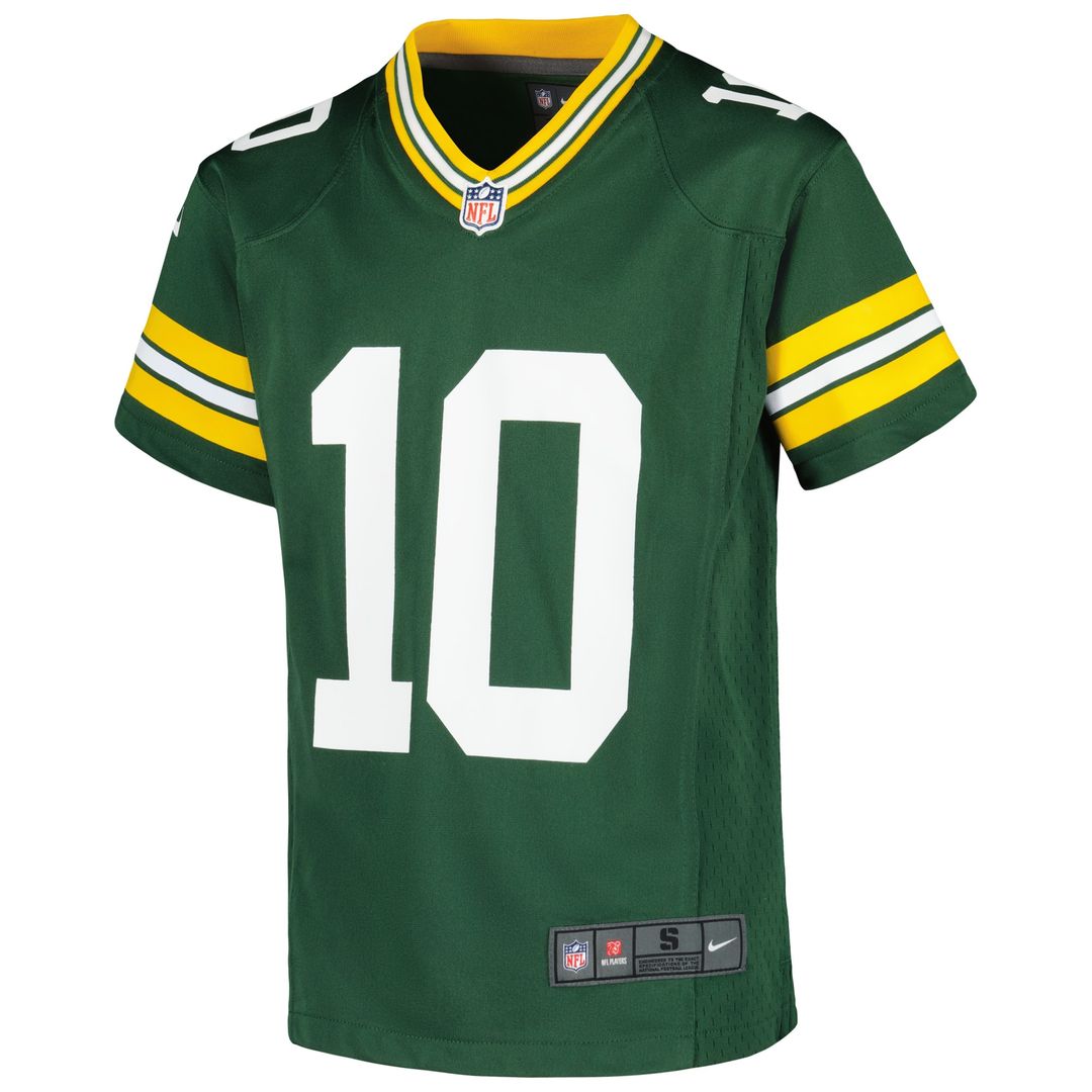 Jordan Love Green Bay Packers Nike Youth Game Jersey - White