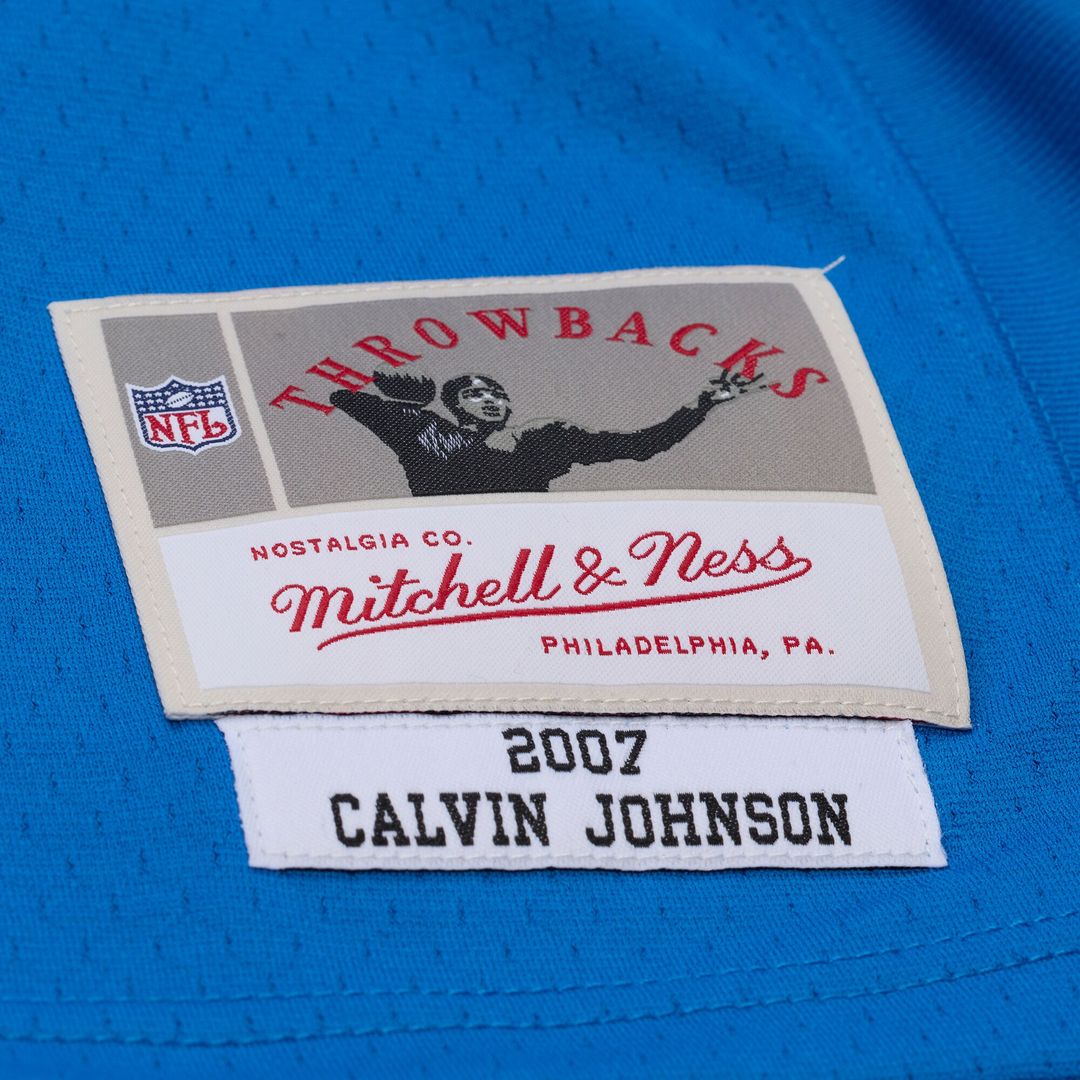 Calvin Johnson Detroit Lions Mitchell & Ness x Golf Wang Unisex 2007 Legacy Fashion Jersey - Blue