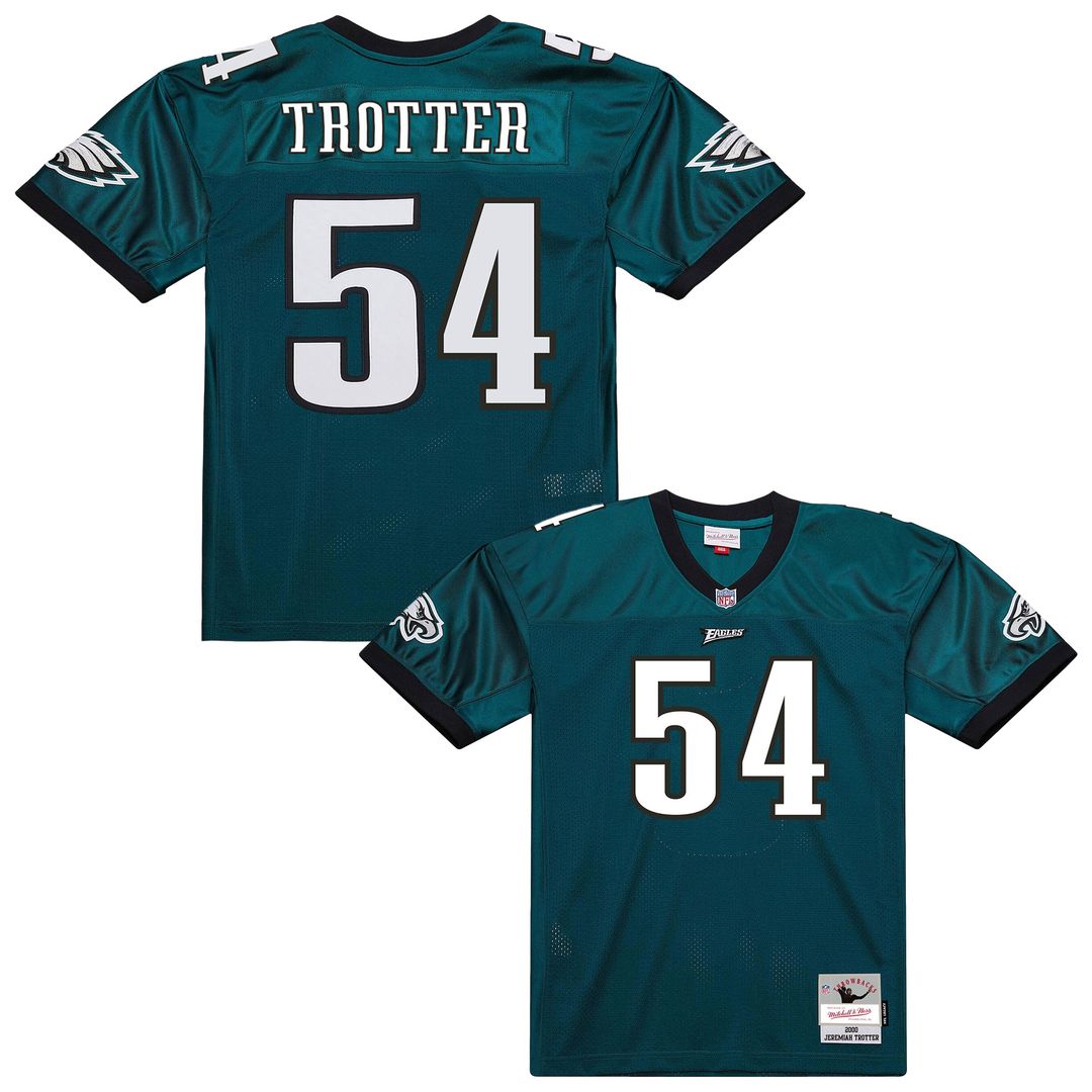 Jeremiah Trotter Philadelphia Eagles Mitchell & Ness 2000 Legacy Throwback Replica Jersey - Green