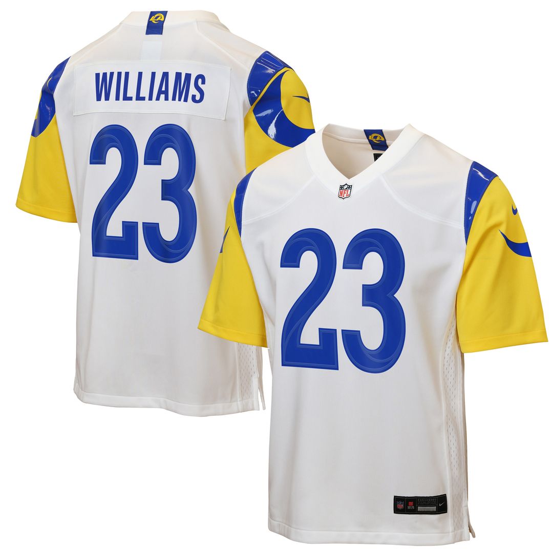 Kyren Williams Los Angeles Rams Nike Youth Game Jersey - White