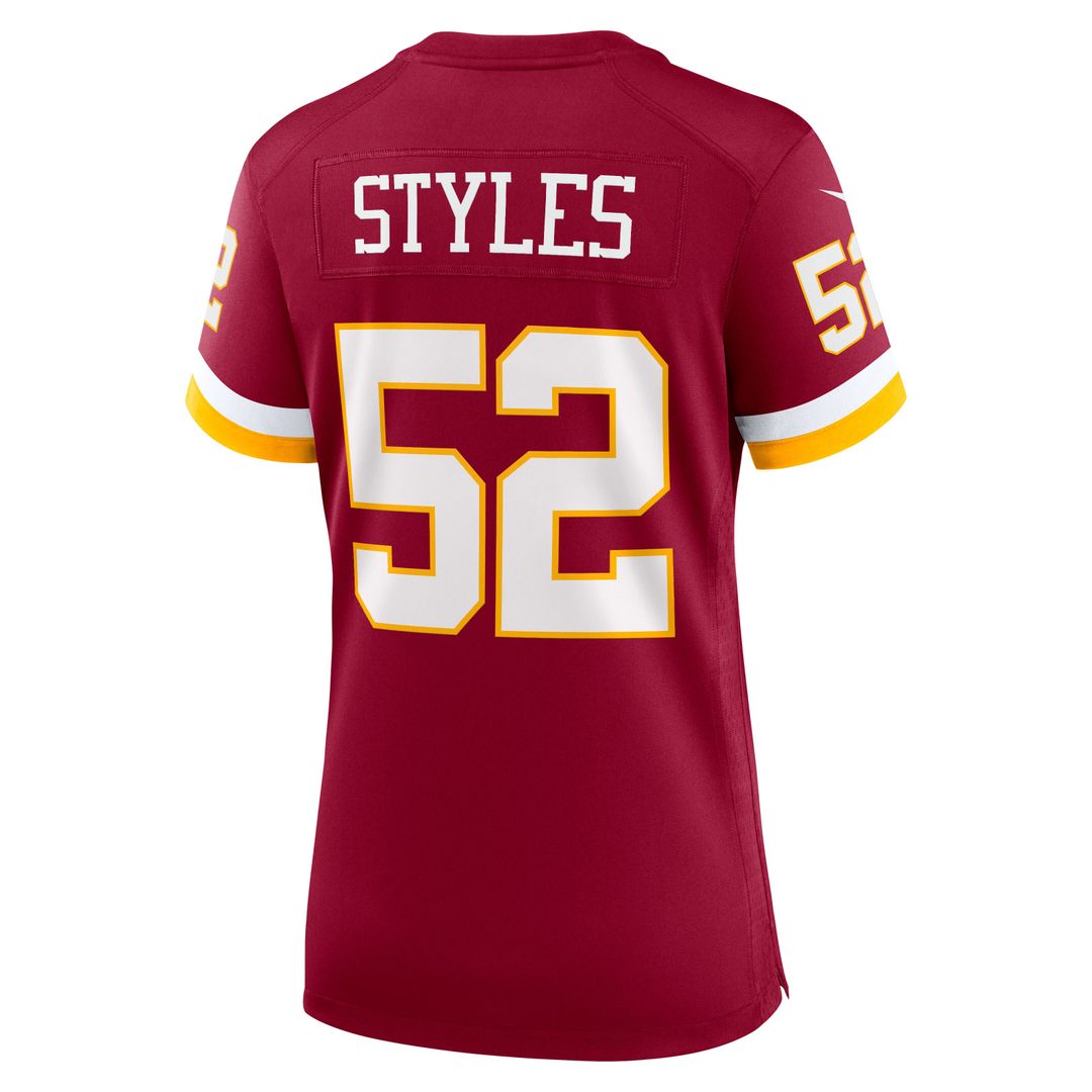 Sonny Styles Washington Commanders Nike Women's Game Super Bowl Era Jersey - White