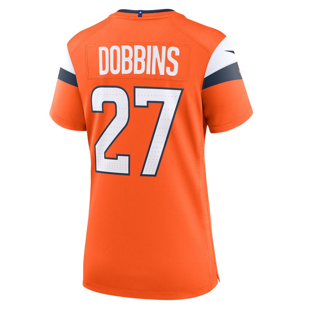 J.K. Dobbins Denver Broncos Nike Women's Team Game Jersey -  Orange