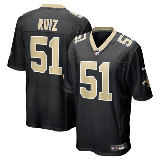 Cesar Ruiz New Orleans Saints Nike Game Jersey - Black