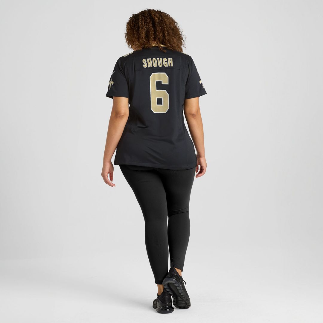 Tyler Shough New Orleans Saints Nike Women's Game Jersey - Black