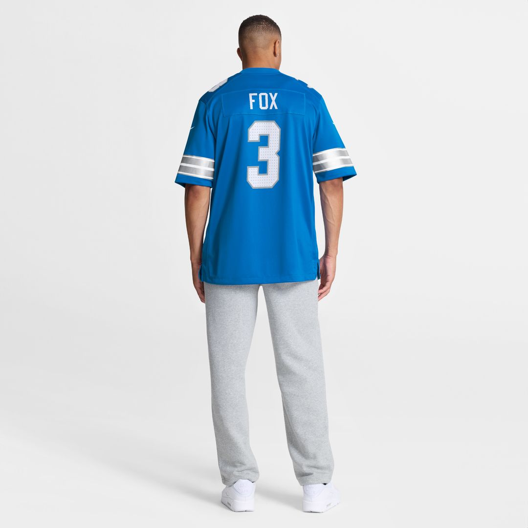 Jack Fox Detroit Lions Nike Team Game Jersey -  Blue