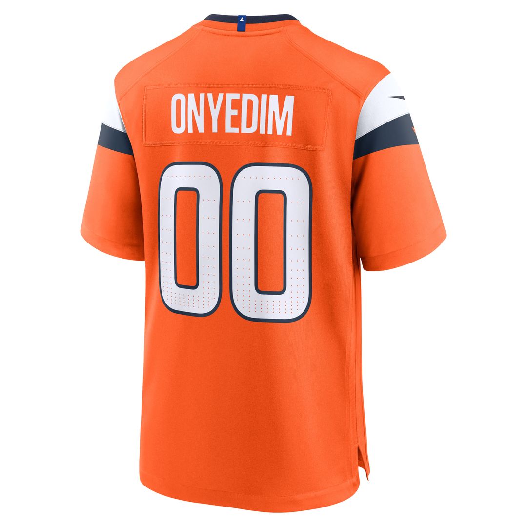 Tyler Onyedim Denver Broncos Nike Game Jersey - Orange