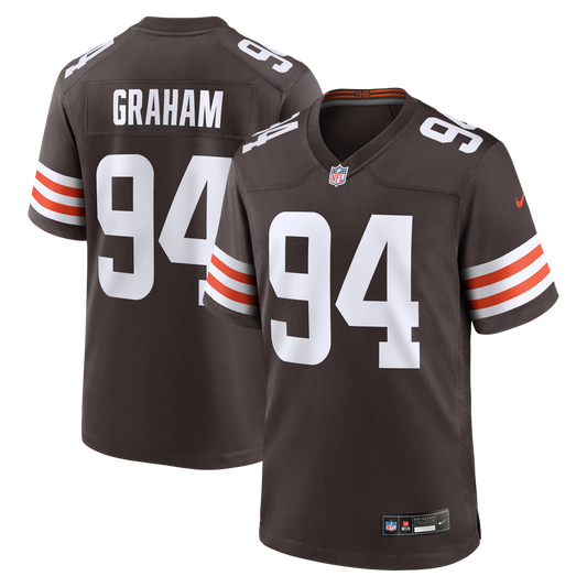 Mason Graham Cleveland Browns Nike Game Jersey - Brown