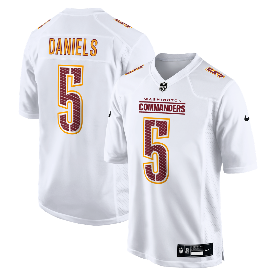 Jayden Daniels Washington Commanders Nike Fashion Jersey - Carbon Black